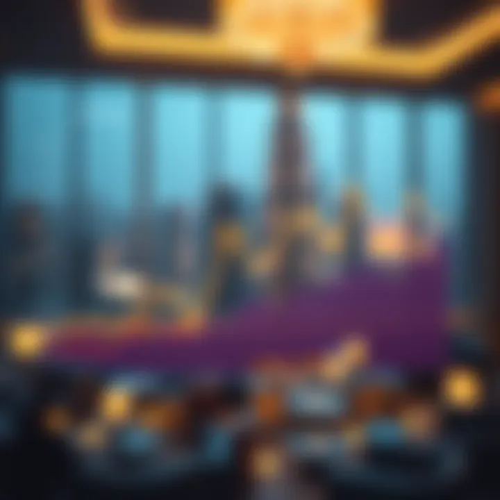 Graph displaying real estate market trends and projections