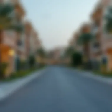 Residential Life in Dubai Calm residential area in Dubai