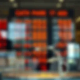 Currency exchange rates display