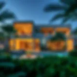 Stunning exterior view of Cordoba Residence showcasing its modern architectural design