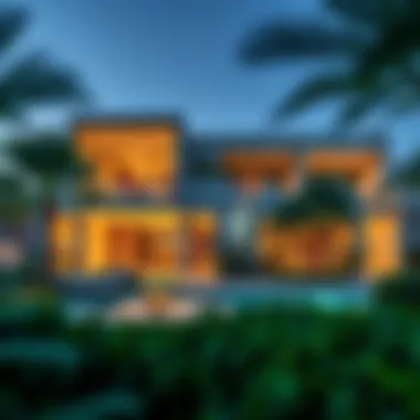 Stunning exterior view of Cordoba Residence showcasing its modern architectural design