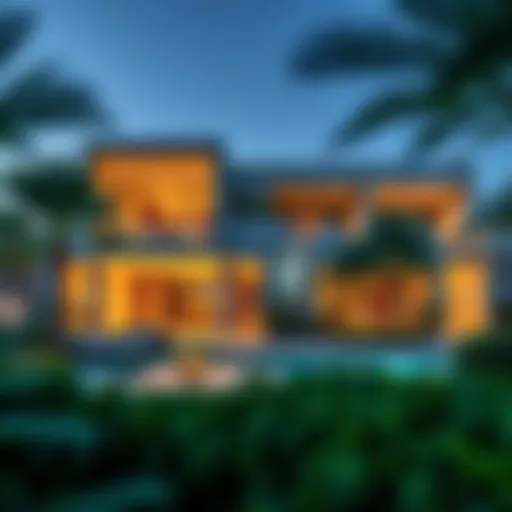 Stunning exterior view of Cordoba Residence showcasing its modern architectural design