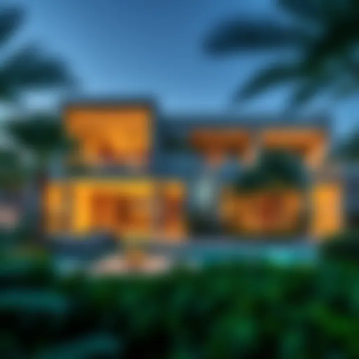 Stunning exterior view of Cordoba Residence showcasing its modern architectural design