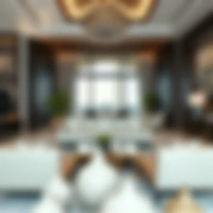 Luxurious interior of a Cordoba Residence unit highlighting exquisite furnishings and decor