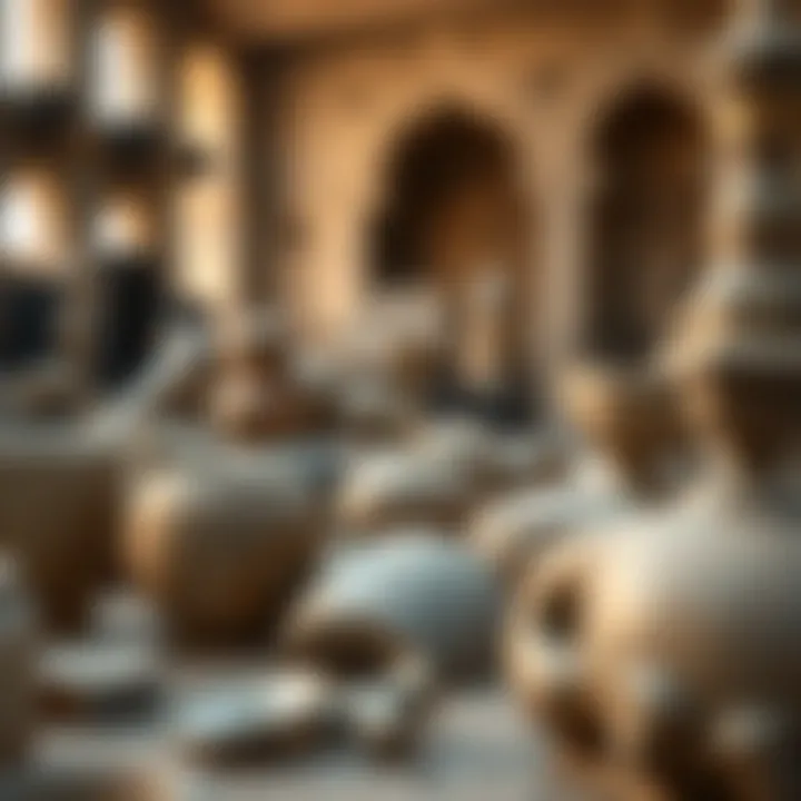 Ancient artifacts reflecting the UAE's archaeological significance