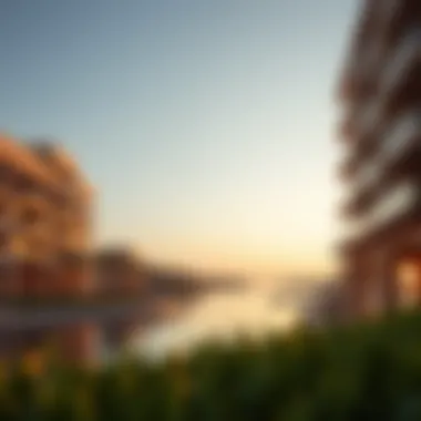 Stunning waterfront view of Damac Lagoons