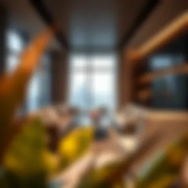 Luxurious Penthouse Interior in Damac XL Tower Luxurious interior of a penthouse in Damac XL Tower