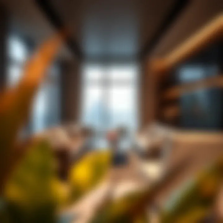 Luxurious Penthouse Interior in Damac XL Tower Luxurious interior of a penthouse in Damac XL Tower