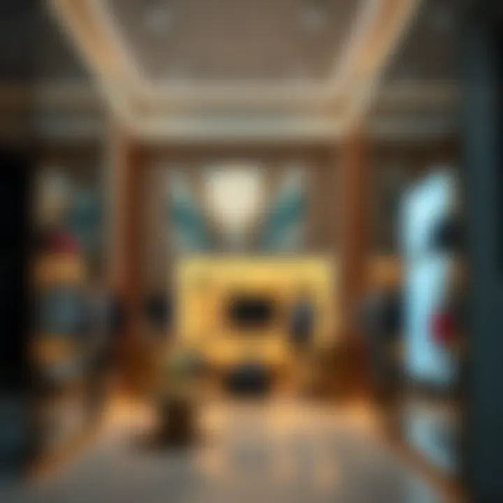 Modern Retail in Deira A modern retail shop in Deira featuring contemporary fashion and accessories
