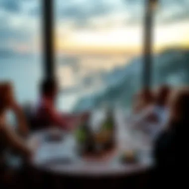 Memorable Dining Experience Guests enjoying a dining experience with breathtaking views.