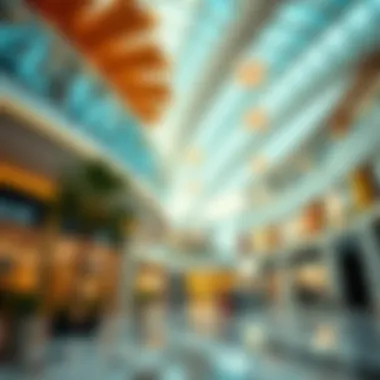 Vibrant Shopping Environment within Diore Yas Mall Vibrant shopping environment within Diore Yas Mall