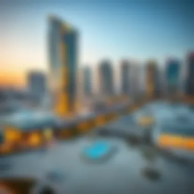 A map highlighting strategic locations for real estate investment in Dubai.