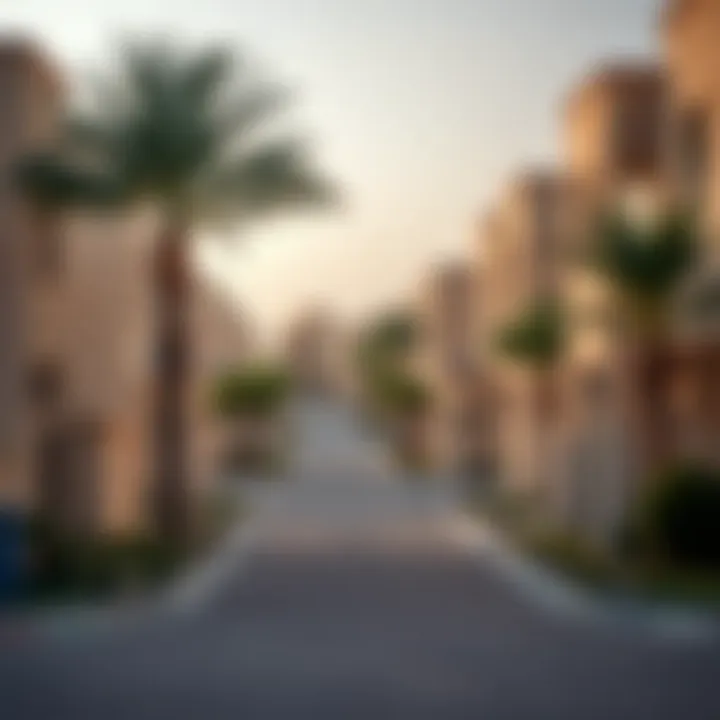 Residential Integrity in Dubai's Real Estate Market A serene neighborhood in Dubai showcasing residential properties.