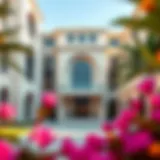 Stunning architectural facade of Eden House in Al Satwa