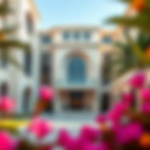 Stunning architectural facade of Eden House in Al Satwa