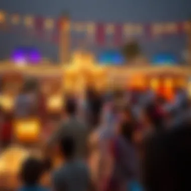 Festive gatherings in vibrant Dubai settings
