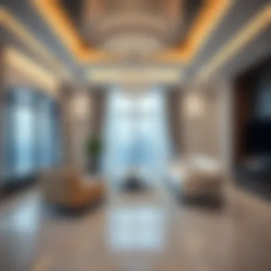 Luxurious interiors of a residential unit in Equiti Gate