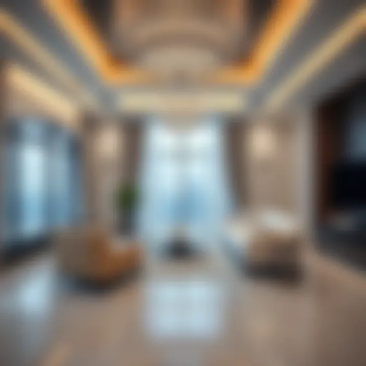 Luxurious interiors of a residential unit in Equiti Gate