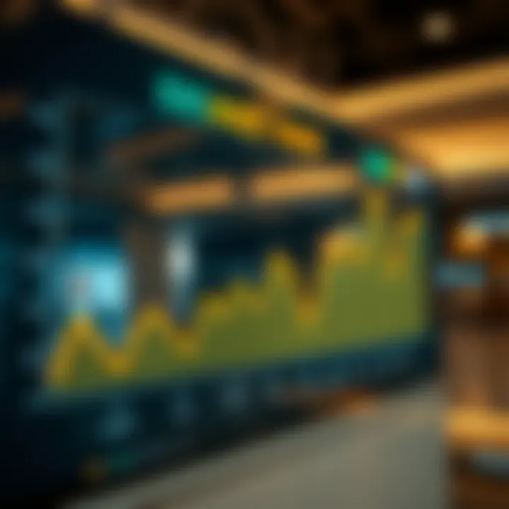 Exchange Rate Trends Graph illustrating fluctuating exchange rates