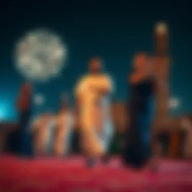 Emirati Cultural Festivities During New Year Cultural festivities showcasing traditional Emirati performances during New Year