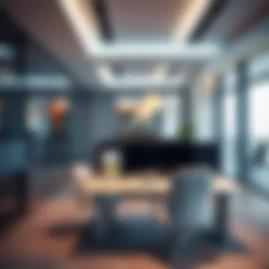 Modern office interior in Dubai