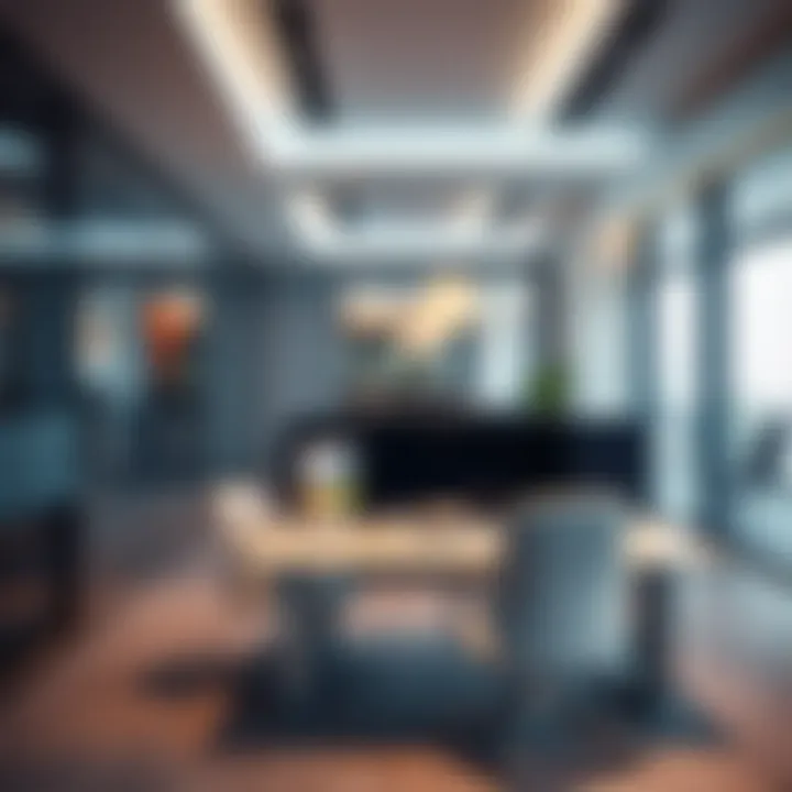 Modern office interior in Dubai