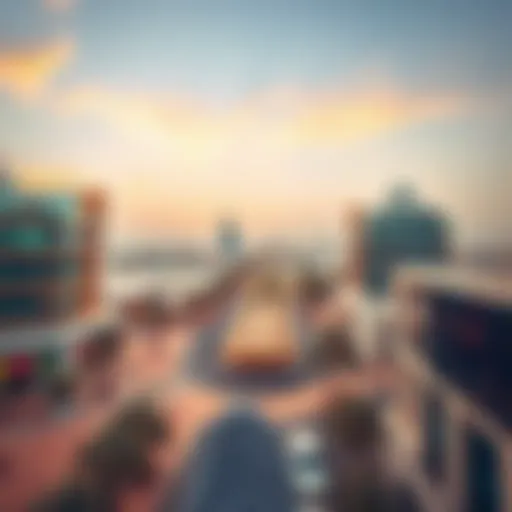 Panoramic view of Ajman Al-Nuaimia showcasing modern architecture