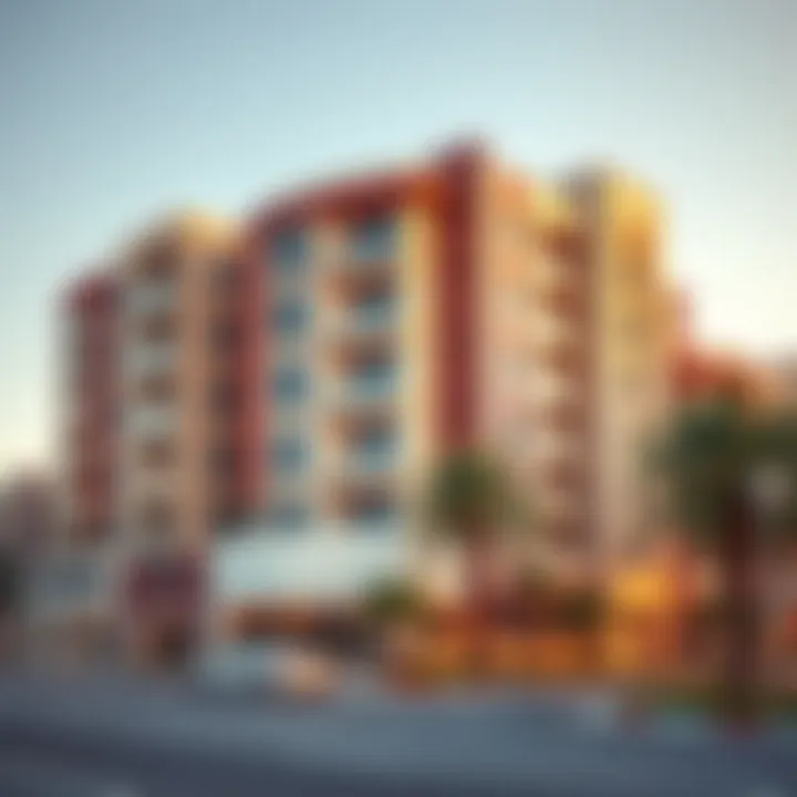 Stylish Residential Buildings in Ajman Al-Nuaimia Stylish residential buildings in Ajman Al-Nuaimia