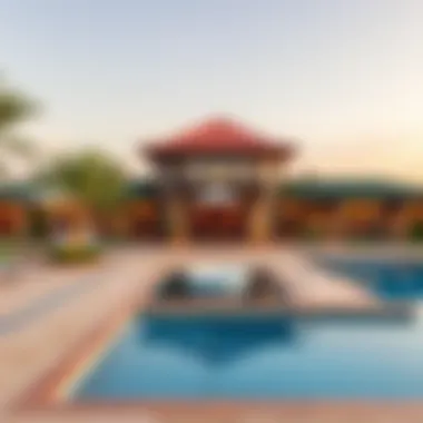 Recreational facilities available at Al Furjan Club