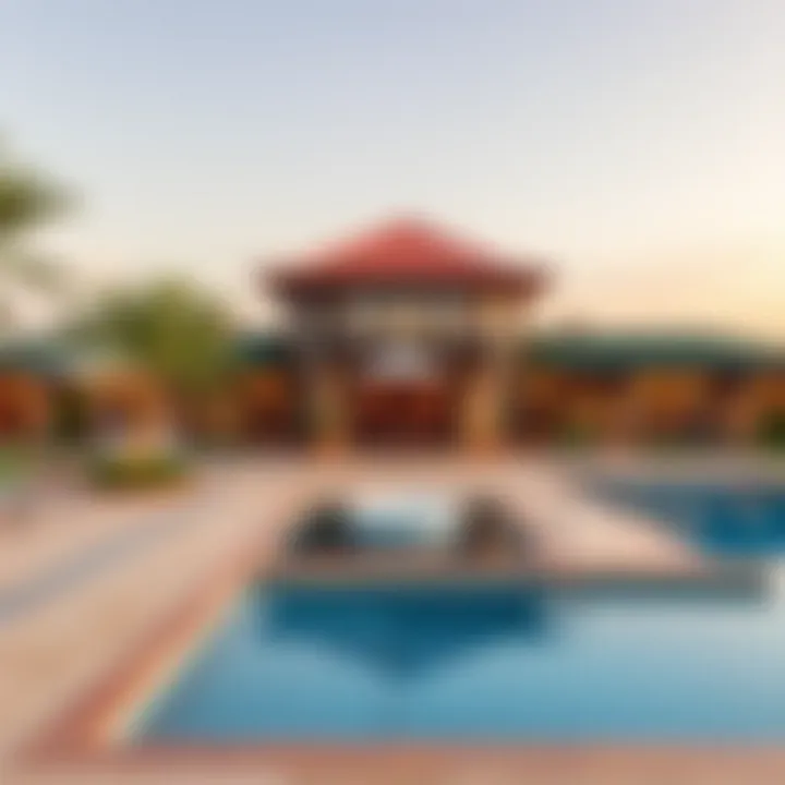 Recreational facilities available at Al Furjan Club