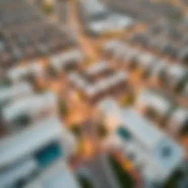 Aerial view of Al Hamidiya showcasing modern architecture and community layout