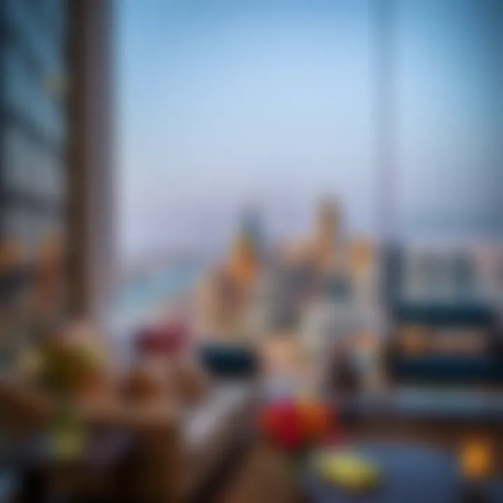 Stunning Skyline View from Al Khair Building Panoramic view of Dubai skyline from Al Khair Building