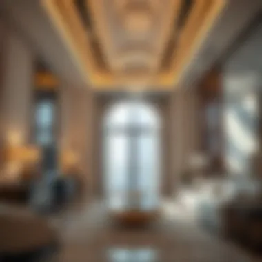Elegance Within: The Interior Design of Al Manara Tower Interior shot highlighting elegant design elements of Al Manara Tower