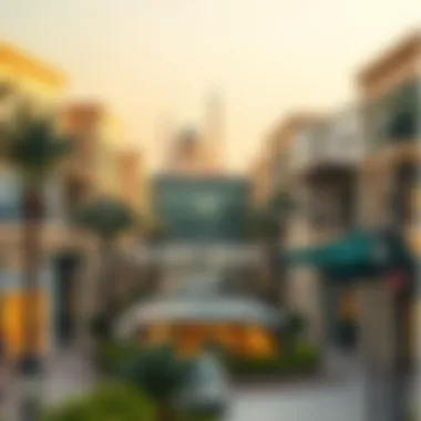 The Dynamic Al Quoz District Surrounding area of Al Quoz Mall highlighting the district's vibrancy