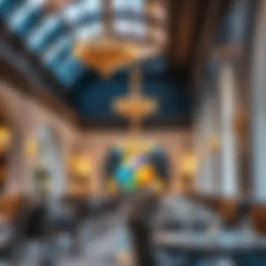 A stunning interior view of مطعم الو بيروت showcasing its elegant design and inviting atmosphere