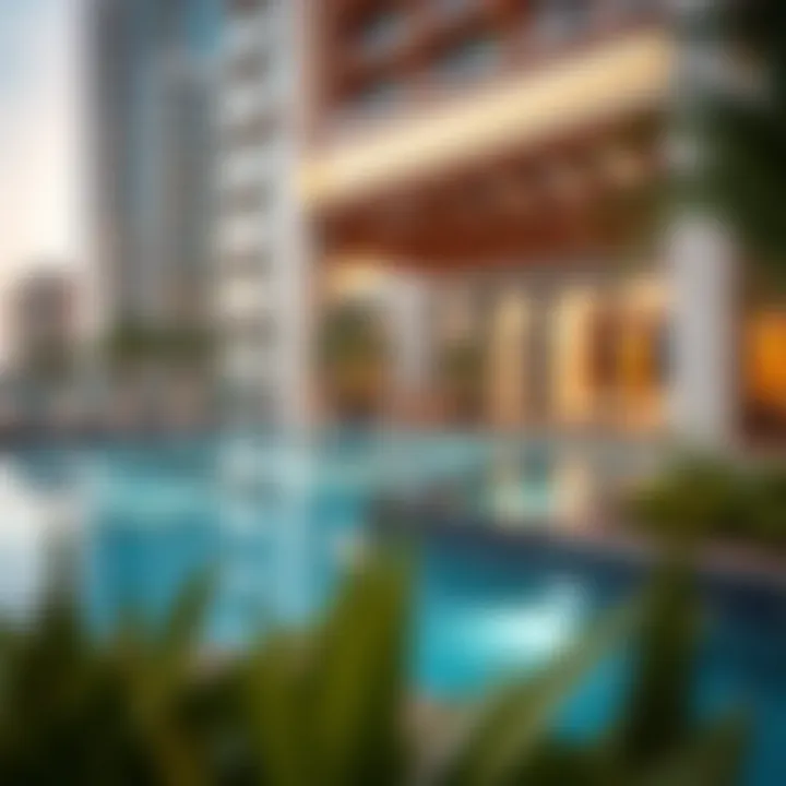 Modern amenities within Apricot Tower offering luxurious lifestyle