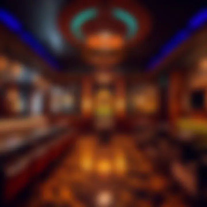 An elegant Arabic lounge showcasing luxurious decor and ambiance