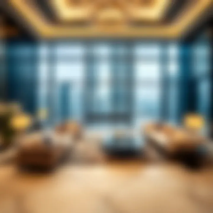 Luxurious lifestyle offerings within palace towers