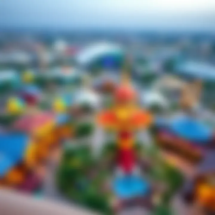 A panoramic view of Global Village Dubai showcasing its vibrant atmosphere and attractions