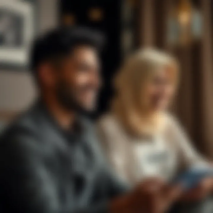 A satisfied client sharing a positive review