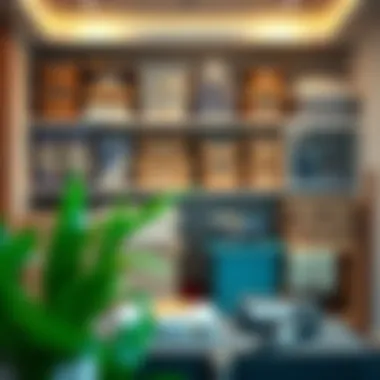 Packing supplies neatly organized for a seamless move