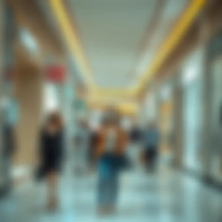 Affordable Fashion Choices in Dubai's Outlet Malls A shopper exploring affordable fashion options.