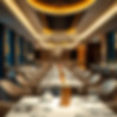 Elegant dining setting in a high-end restaurant