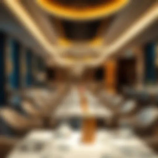 Elegant dining setting in a high-end restaurant