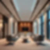 Modern business center office interior