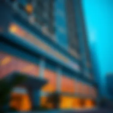 Modern architectural design of Citadel Tower showcasing its facade