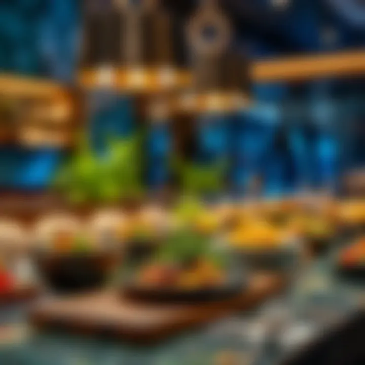 Modern Culinary Innovations at المطعم An array of modern dishes reflecting culinary innovation