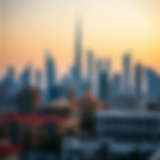 Stunning skyline of Dubai showcasing diverse architectural styles