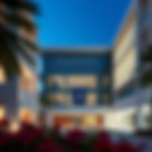 Exterior view of Dubai British School showcasing modern architecture