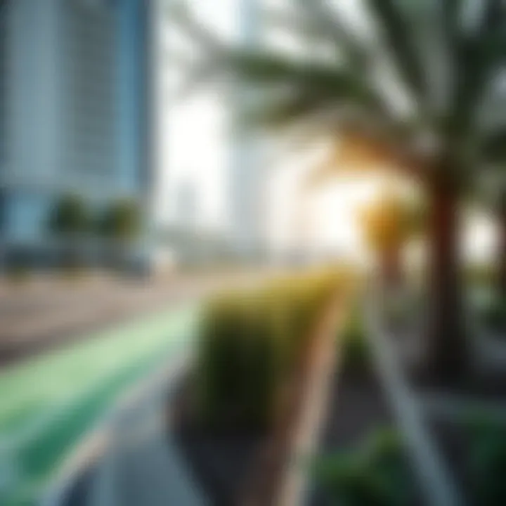 Eco-friendly features integrated into the Dubai Cycling Track system